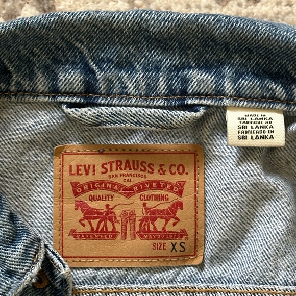 Levis denim jacket XS - Picture 4 of 6